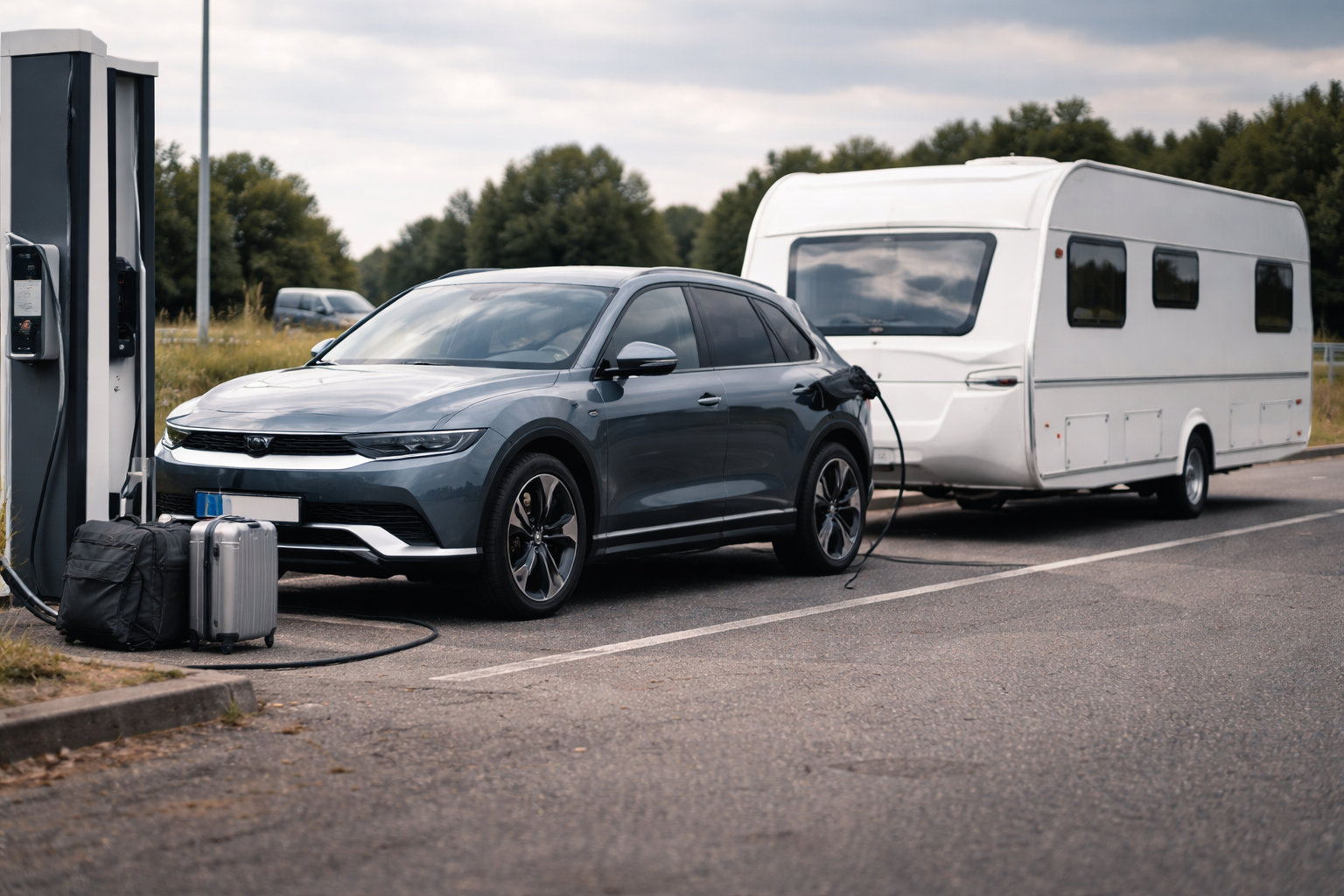 Elbil med krog: Sådan undgår du rækkevidde-chok med trailer og campingvogn