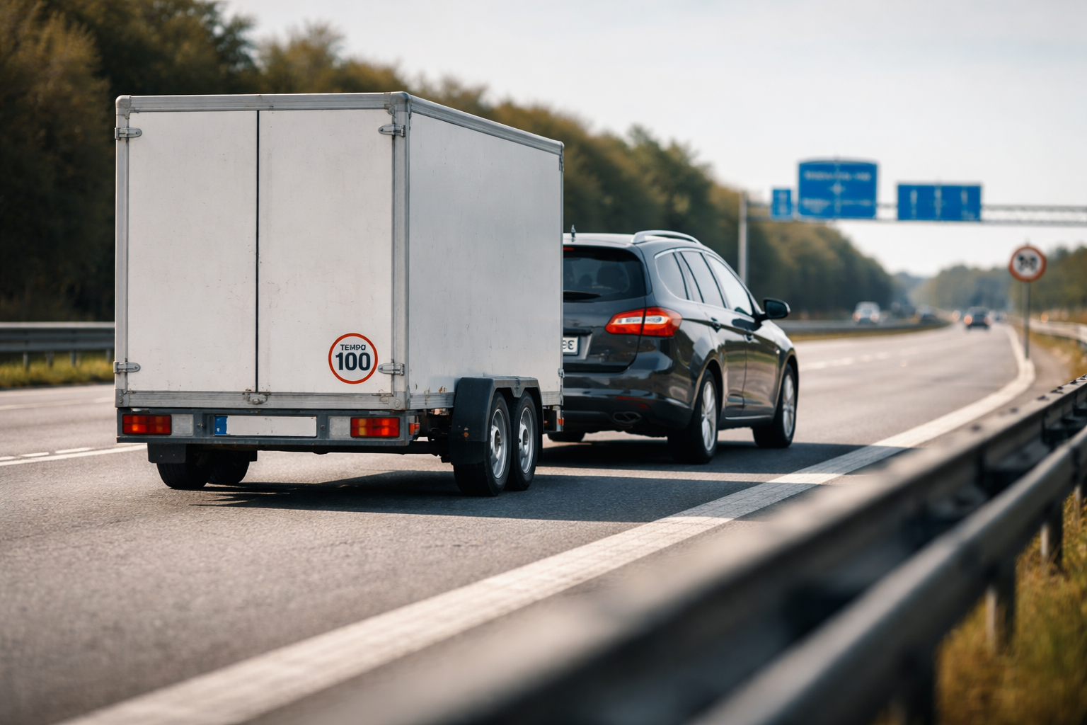 Fartgrænser med trailer og anhænger: regler i Danmark og udvalgte EU-lande